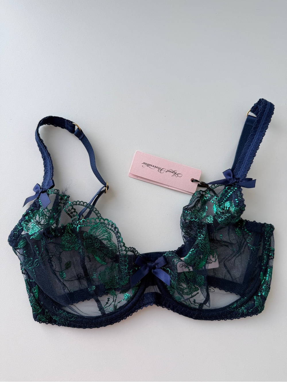 BNWT Agent Provocateur Winnette bra in green. 32E
